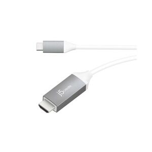 j5create USB-C to HDMI 4K Cable JCC153G – 6ft 18Gbps Video‎ Adapter 4K@60Hz